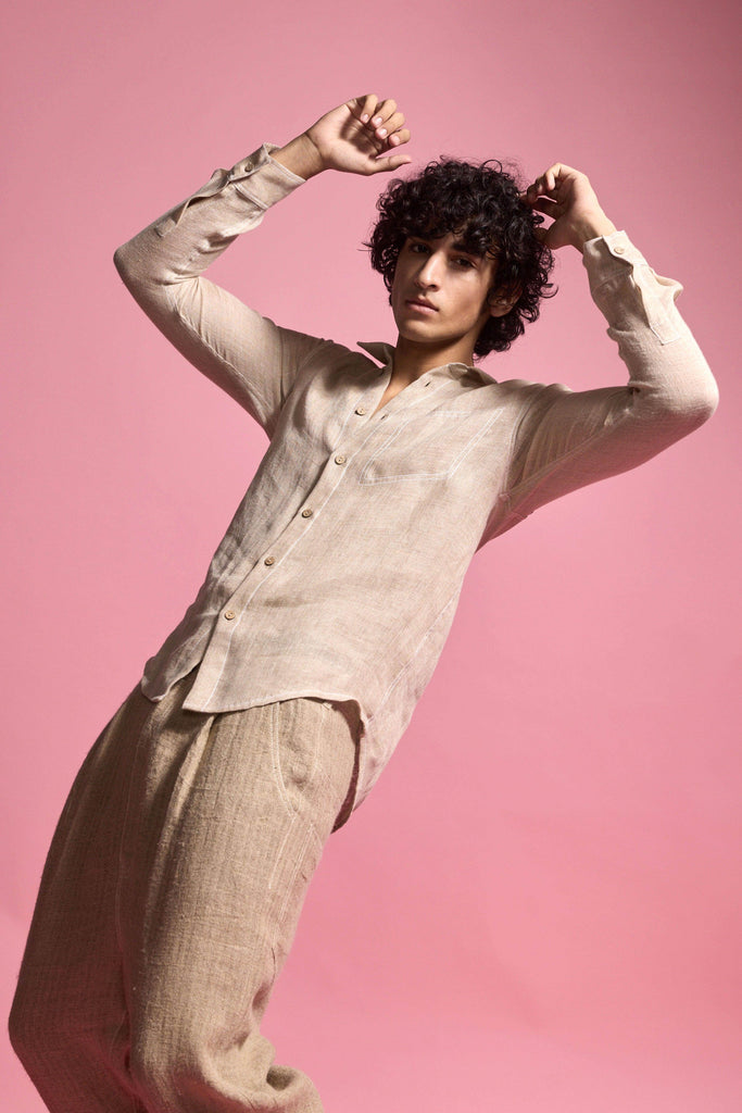 JUTE LINEN PANT - dash and dot dash and dot