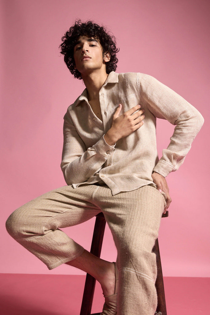 JUTE LINEN PANT - dash and dot dash and dot