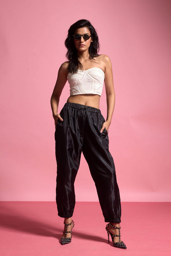 PEARL EMBROIDERED IVORY BRALETTE - dash and dot dash and dot