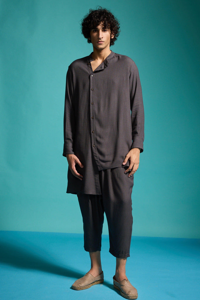 FRONT PLEATED PANT - dash and dot dash and dot