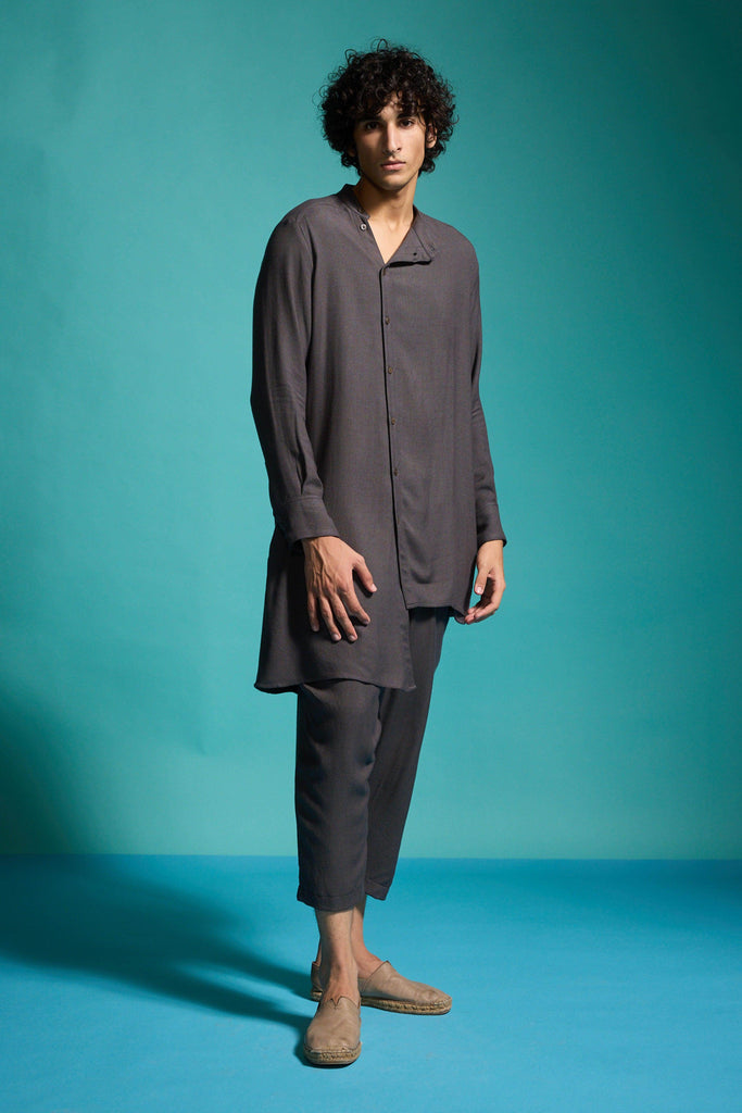 FRONT PLEATED PANT - dash and dot dash and dot