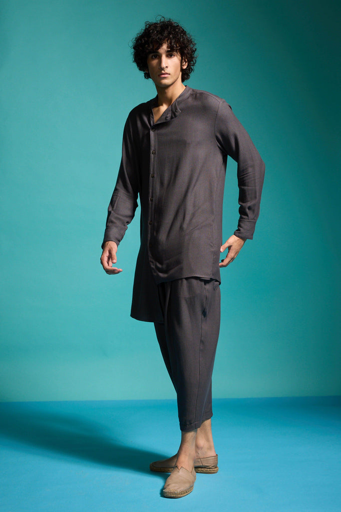 FRONT PLEATED PANT - dash and dot dash and dot