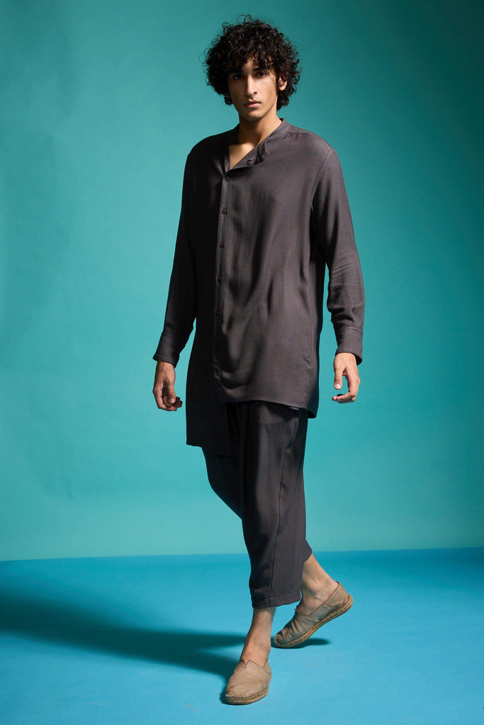 FRONT PLEATED PANT - dash and dot dash and dot