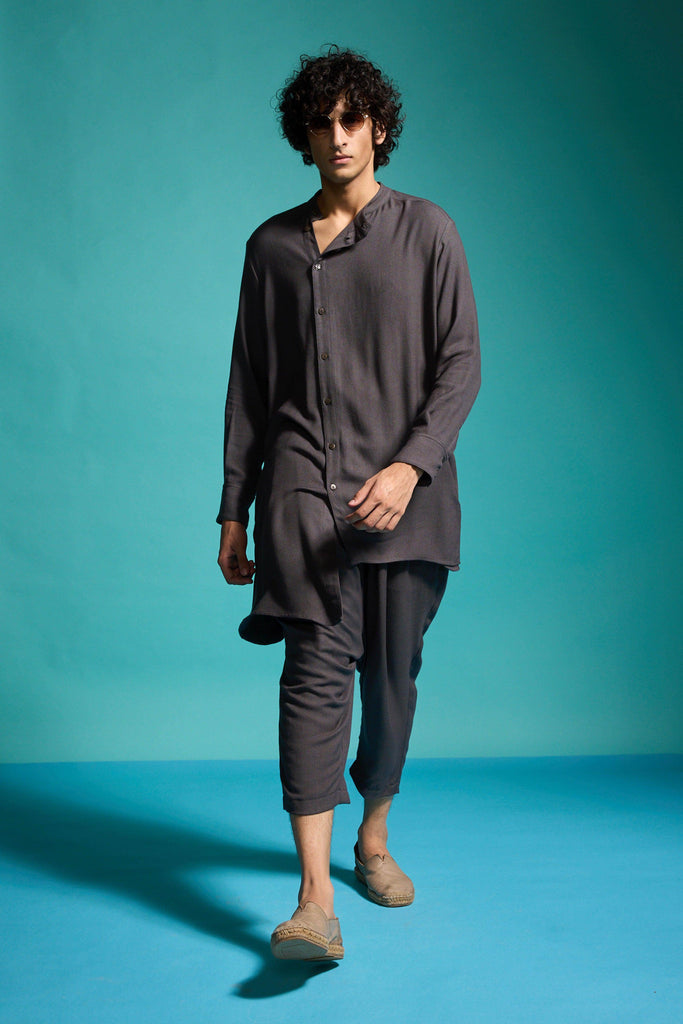 FRONT PLEATED PANT - dash and dot dash and dot