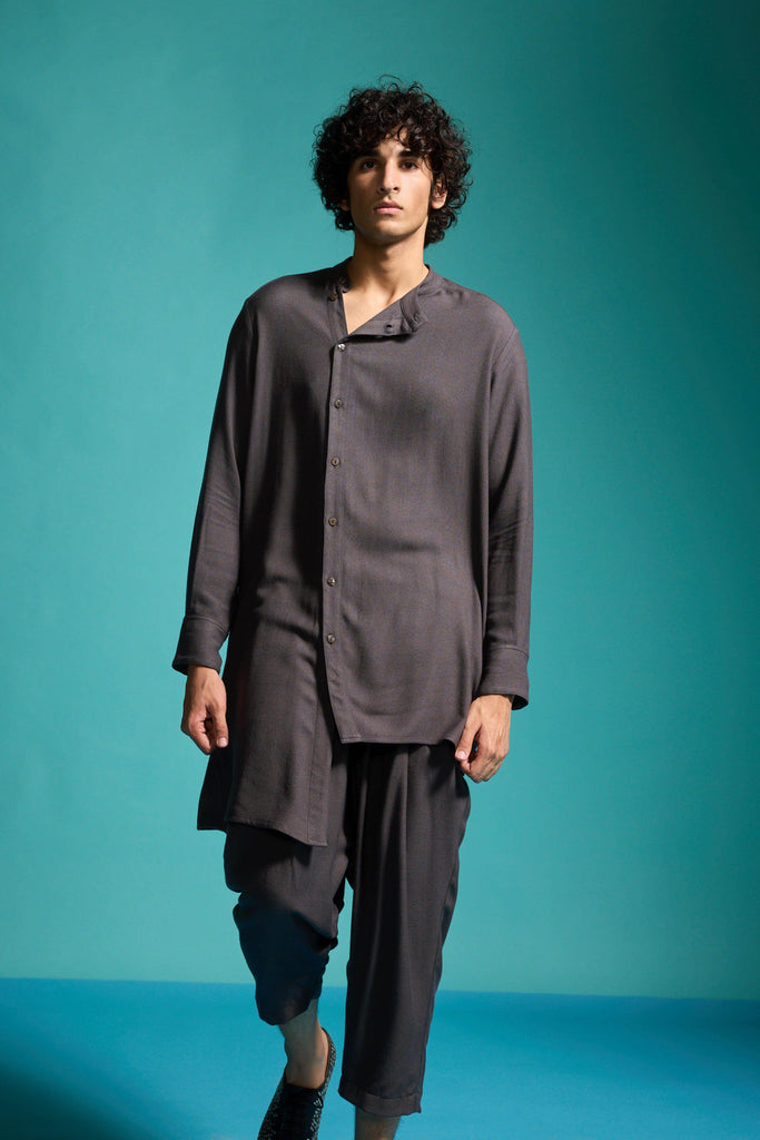 FRONT PLEATED PANT - dash and dot dash and dot