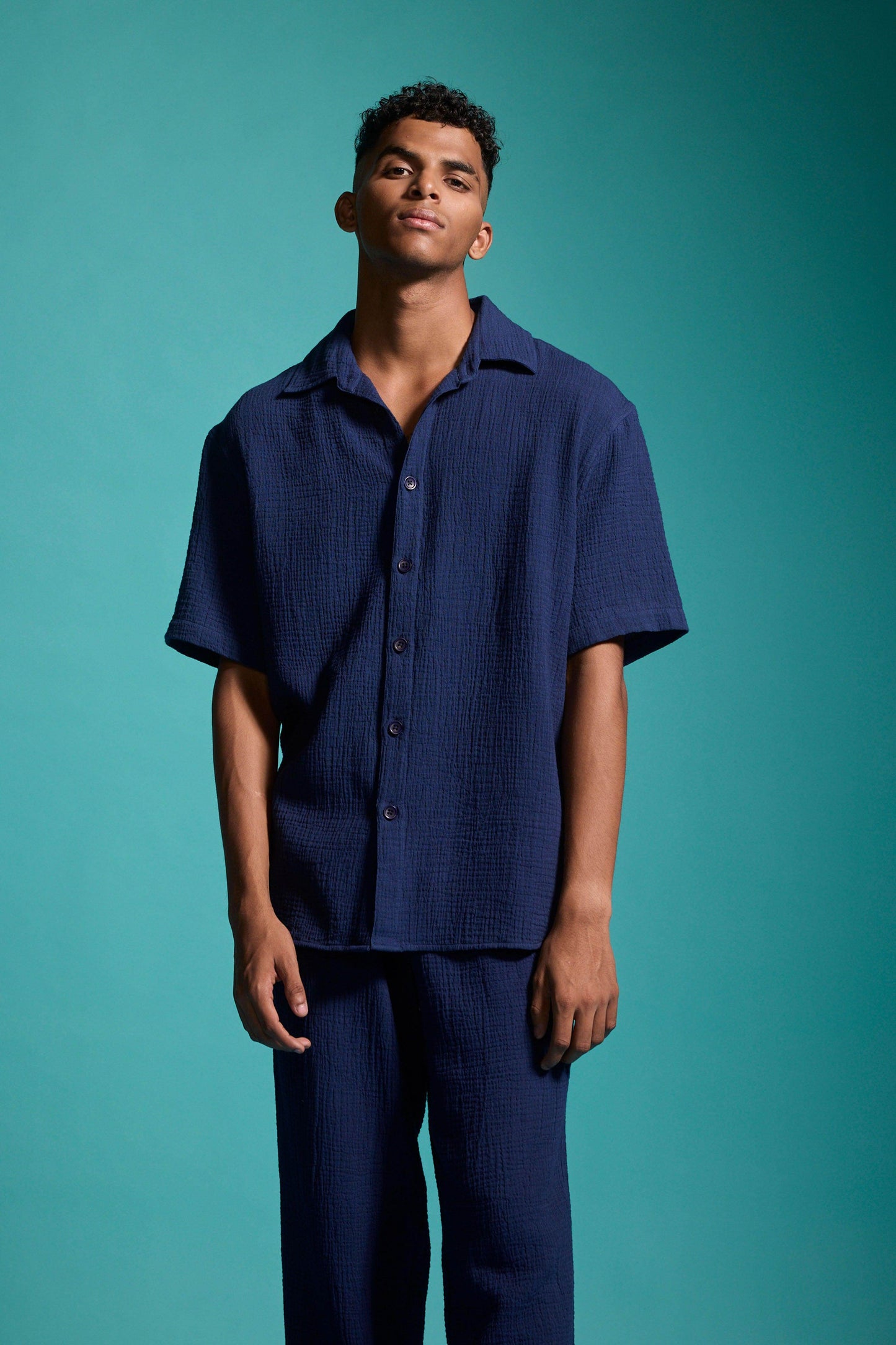 CRINKLE COTTON PANT SET - dash and dot