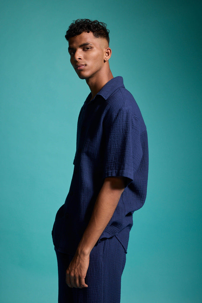 CRINKLE COTTON PANT SET - dash and dot dash and dot