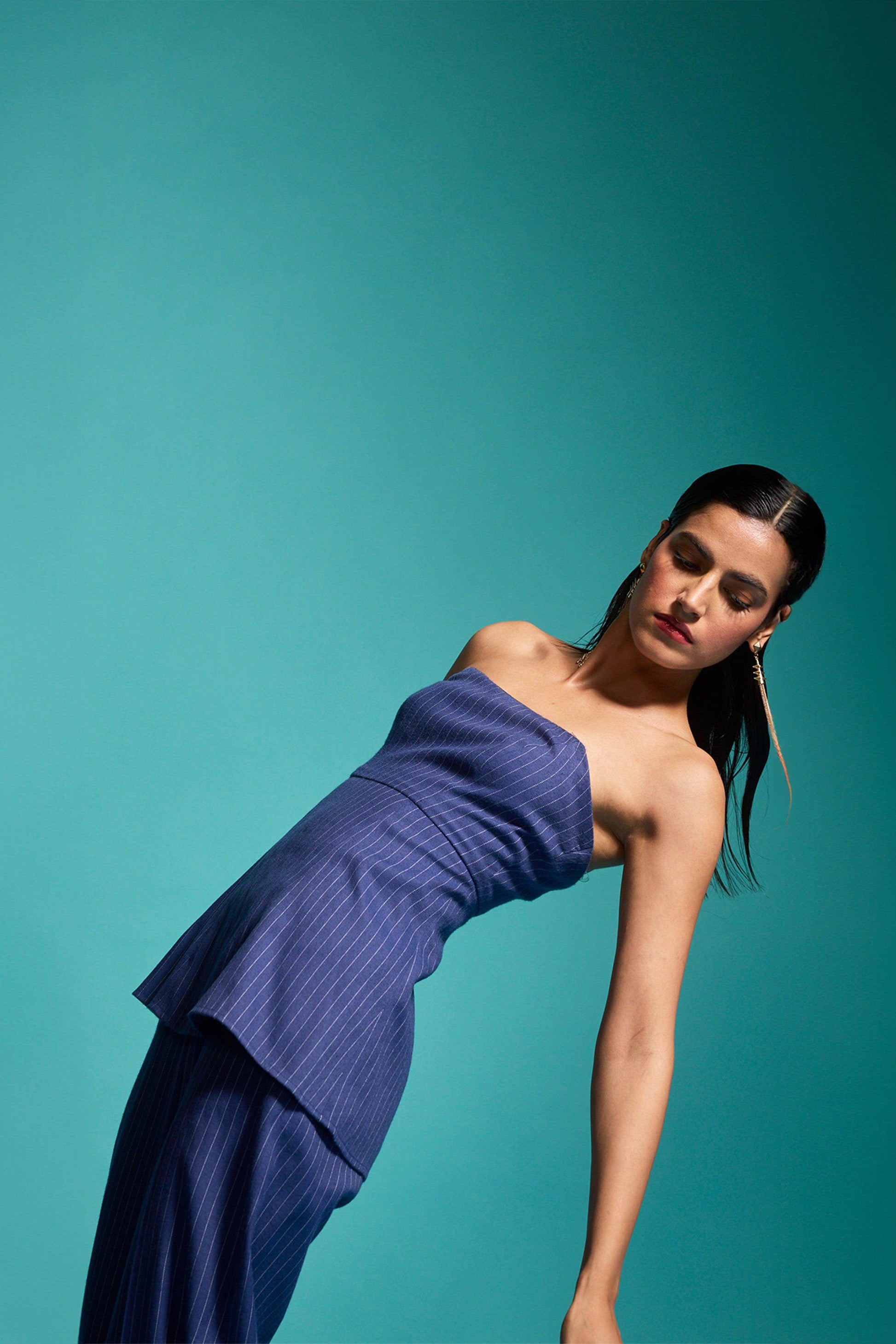 PINSTRIPE CORSET SET - dash and dot