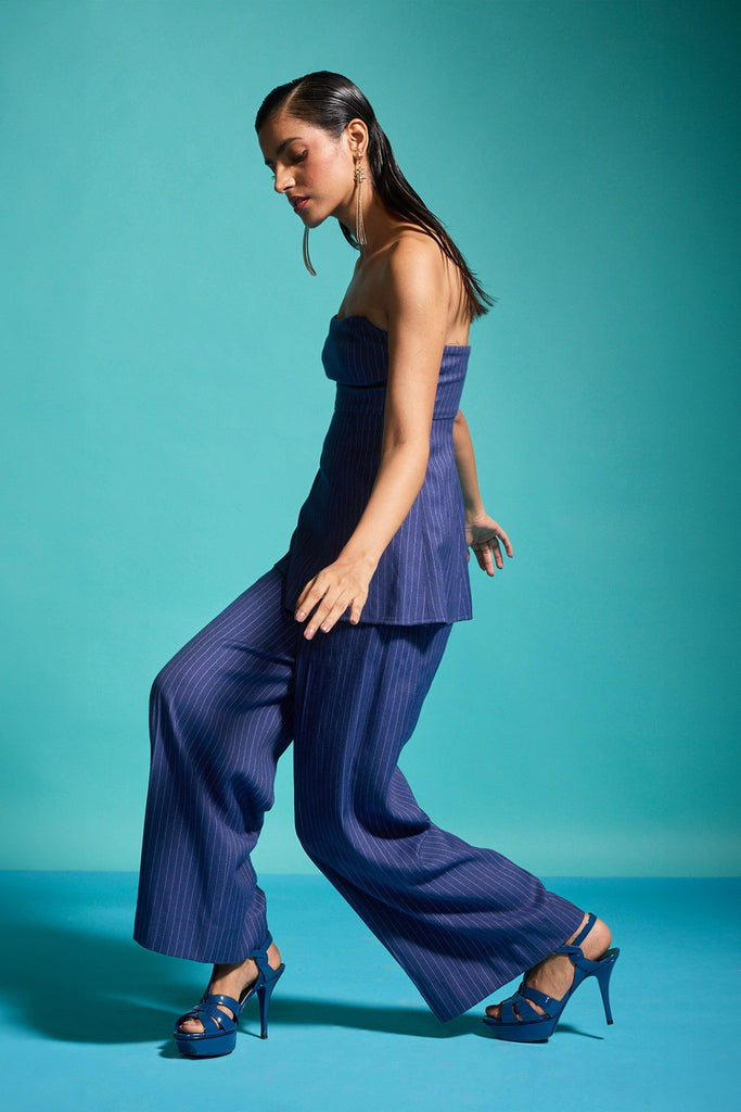 PINSTRIPE CULOTTE - dash and dot dash and dot