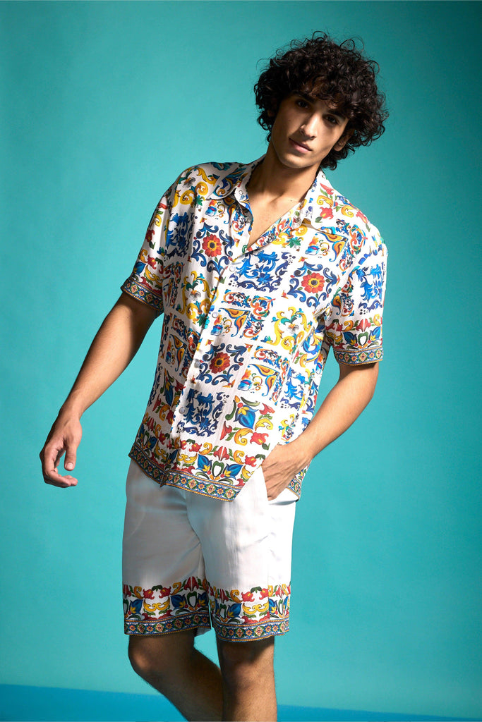 CASABLANCA SHORTS SET - dash and dot dash and dot