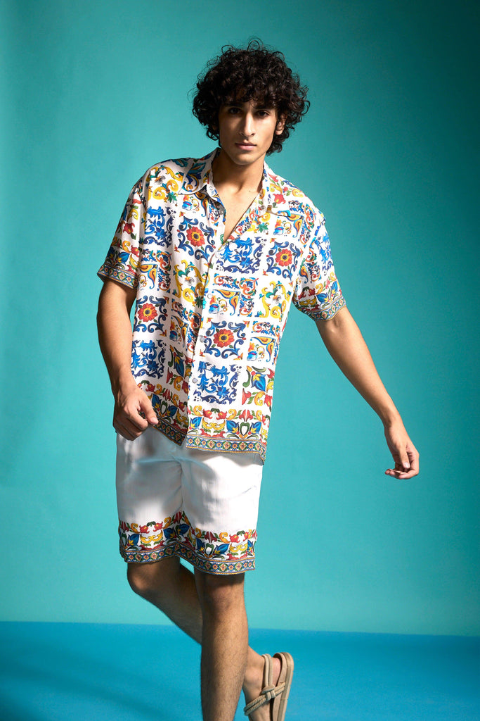 CASABLANCA SHORTS SET - dash and dot dash and dot