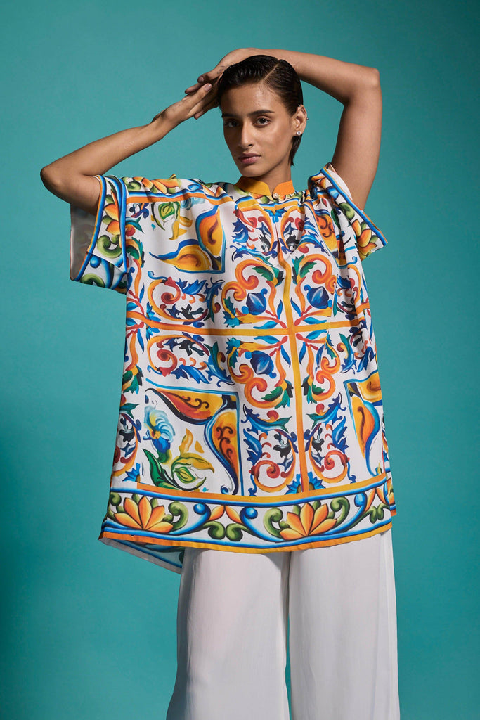 CASABLANCA TOP - dash and dot dash and dot