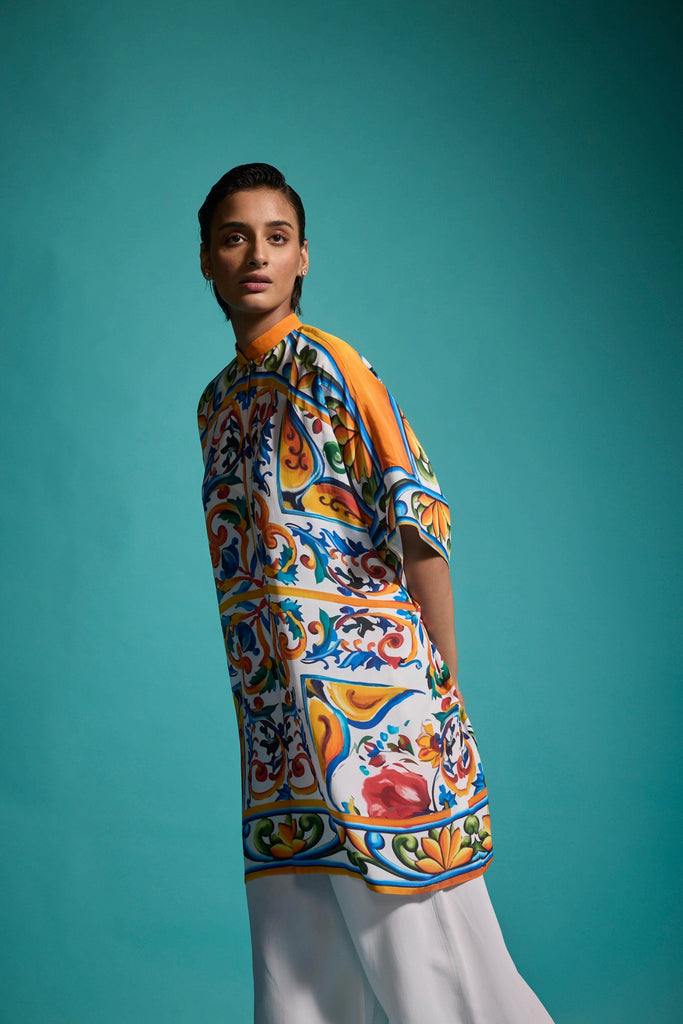 CASABLANCA TOP - dash and dot dash and dot