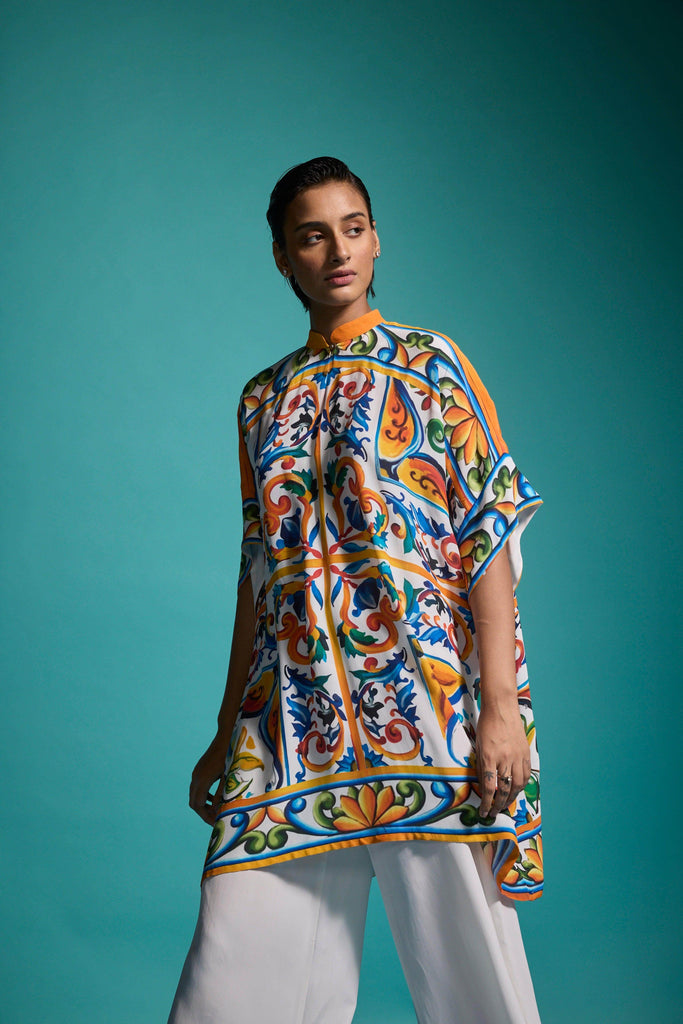 CASABLANCA TOP - dash and dot dash and dot