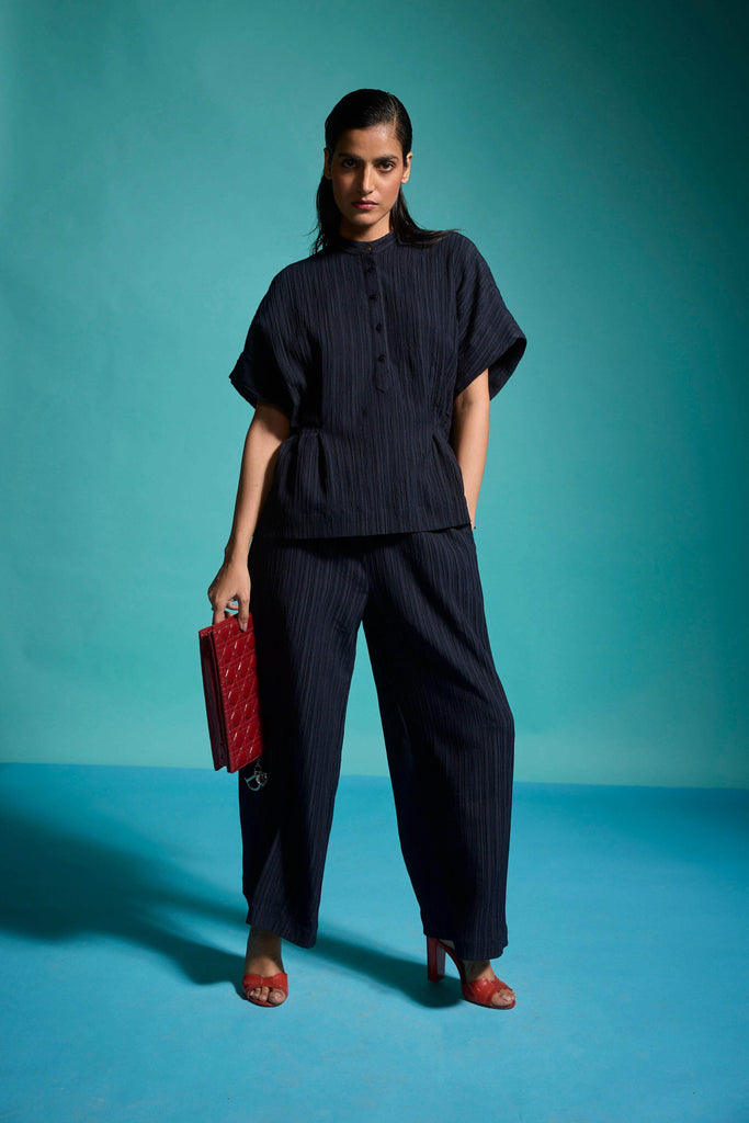 TEXTURED STRUCTURED SHIRT - dash and dot dash and dot