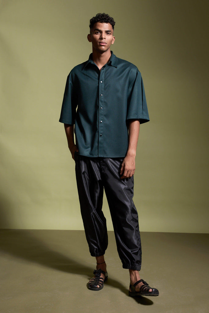 BACK BOX PLEAT SHIRT - dash and dot dash and dot