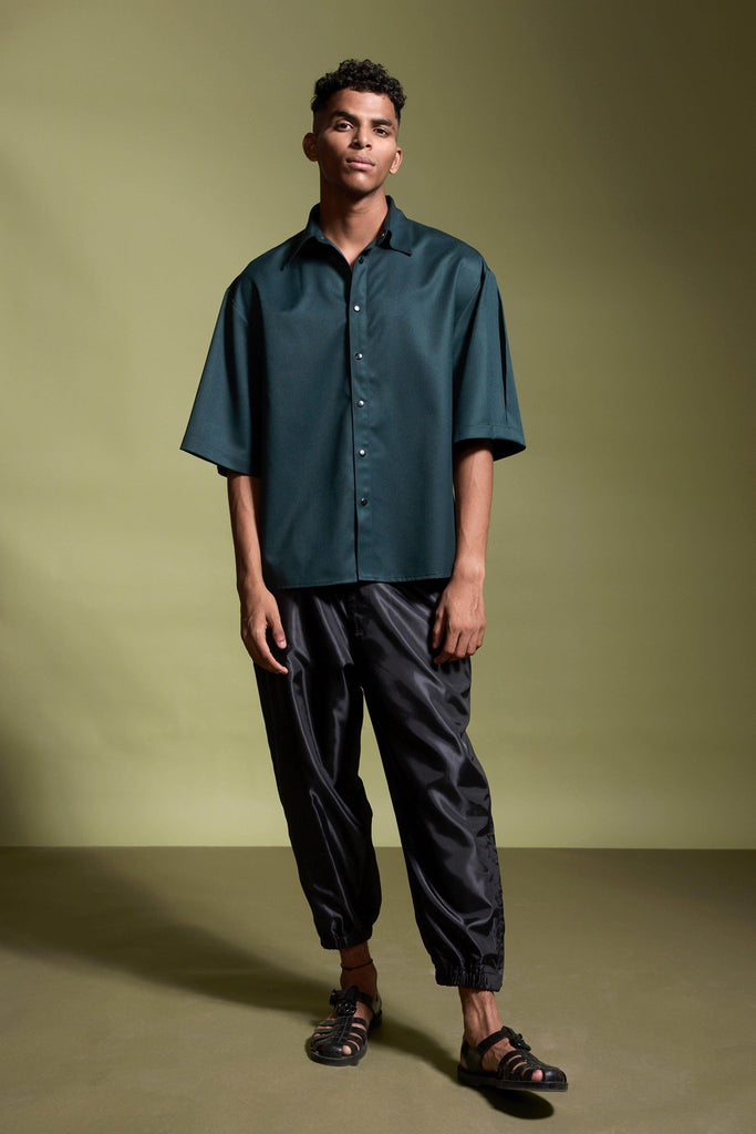 BACK BOX PLEAT SHIRT - dash and dot dash and dot