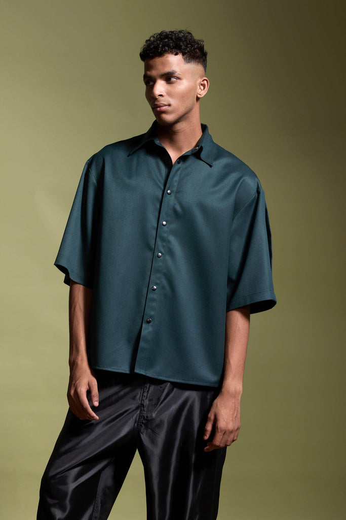 BACK BOX PLEAT SHIRT - dash and dot dash and dot