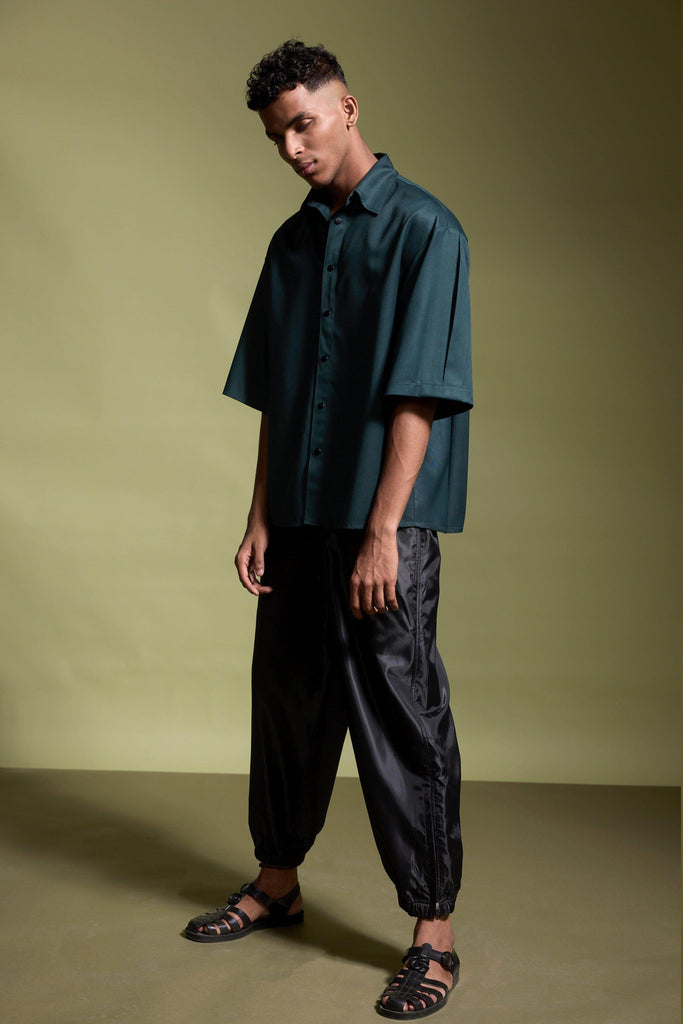 BACK BOX PLEAT SHIRT - dash and dot dash and dot