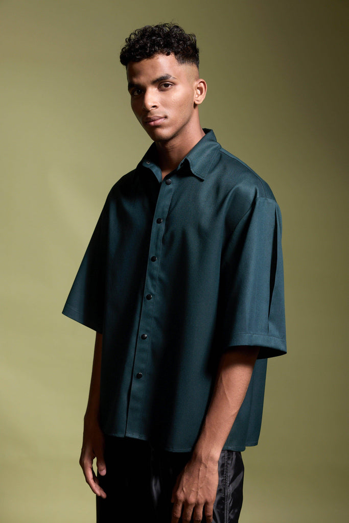 BACK BOX PLEAT SHIRT - dash and dot dash and dot