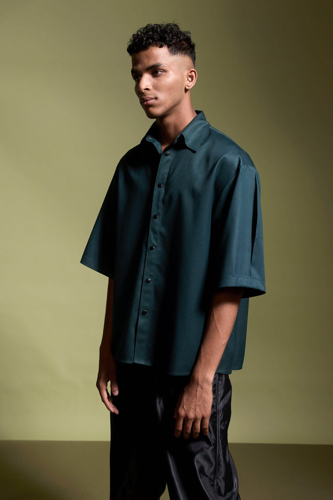 BACK BOX PLEAT SHIRT - dash and dot dash and dot