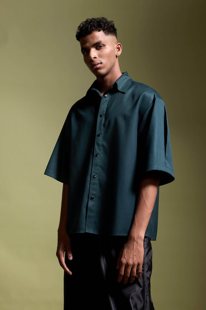 BACK BOX PLEAT SHIRT - dash and dot dash and dot