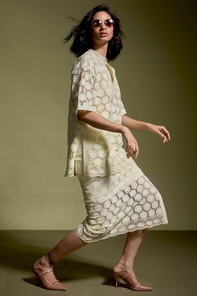 LEMON LACE SKIRT - dash and dot dash and dot