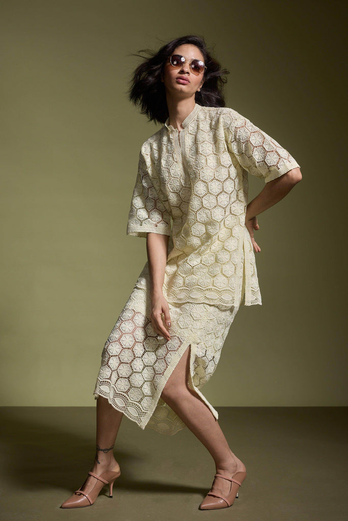 LEMON LACE SKIRT - dash and dot dash and dot