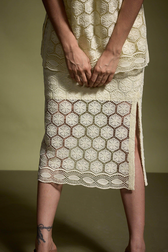 LEMON LACE SKIRT - dash and dot dash and dot