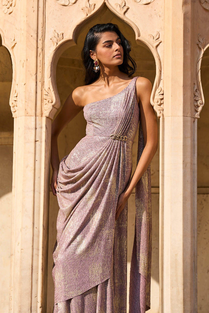 SARI DRAPE GOWN - dash and dot dash and dot