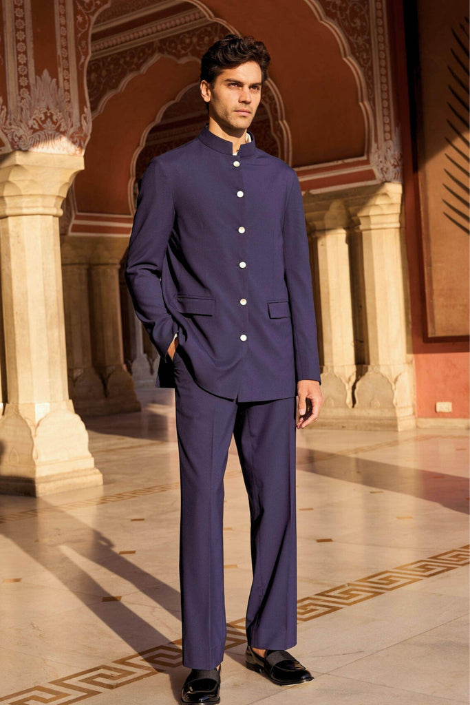 DRAPED PANEL SUIT - dash and dot dash and dot