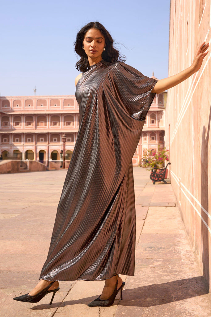 SINGLE SLEEVE KAFTAN DRESS - dash and dot dash and dot