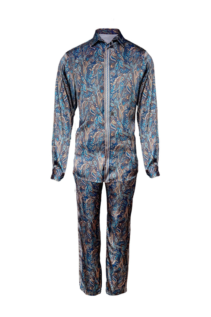 PAISLEY PRINTED PANT SET - dash and dot dash and dot