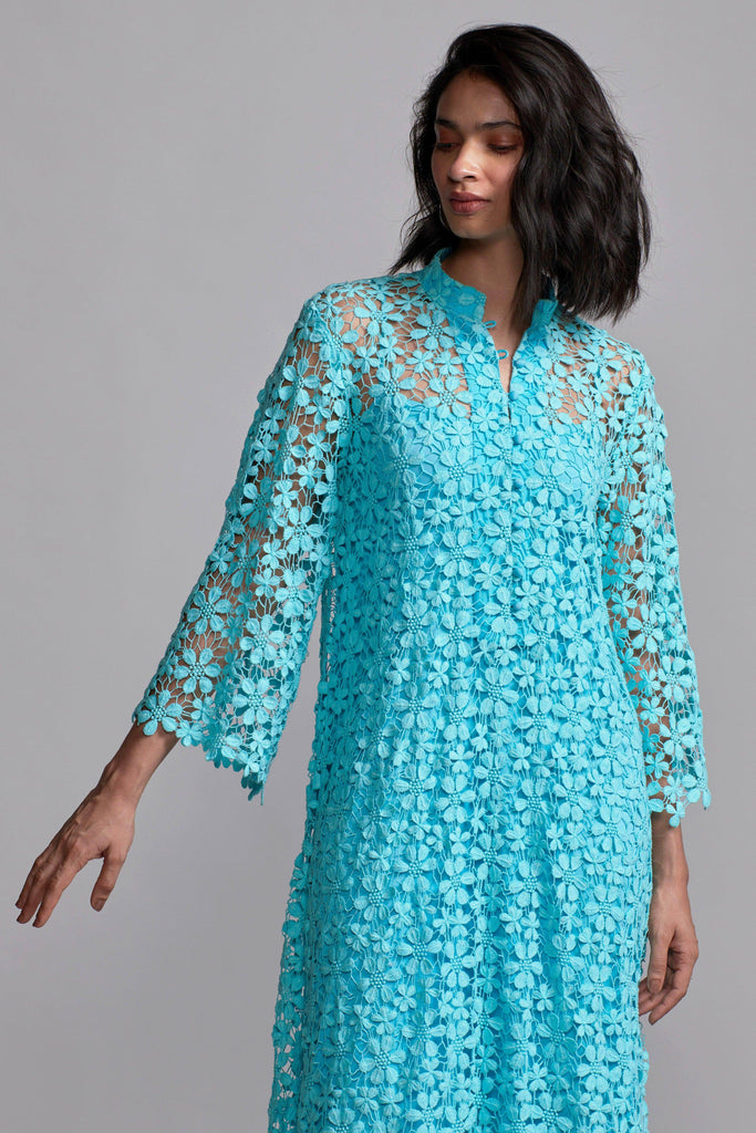 FLORAL LACE MIDI - dash and dot dash and dot
