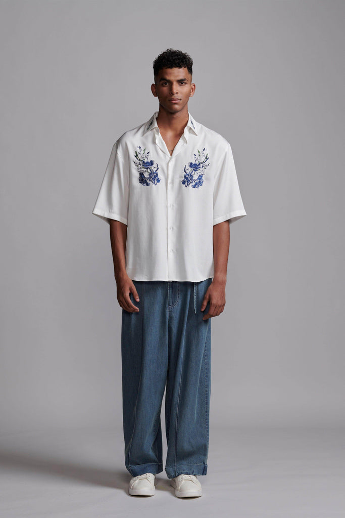 WASHED BELTED JEAN - dash and dot dash and dot