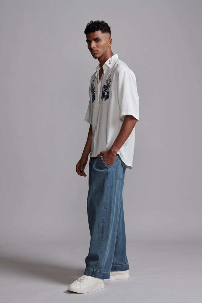 WASHED BELTED JEAN - dash and dot dash and dot