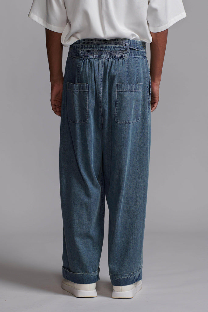 WASHED BELTED JEAN - dash and dot dash and dot