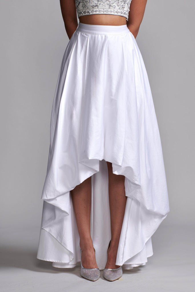 HIGH/LOW SKIRT - dash and dot dash and dot