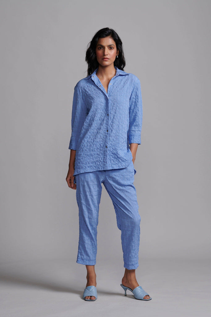 CRINKLE TEXTURED PANT - dash and dot dash and dot