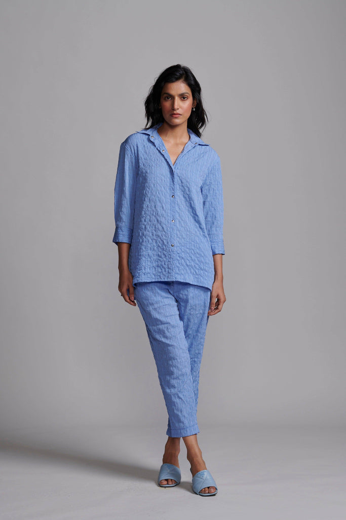 CRINKLE TEXTURED PANT - dash and dot dash and dot