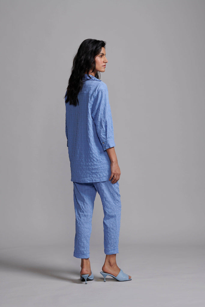 CRINKLE TEXTURED SHIRT - dash and dot dash and dot