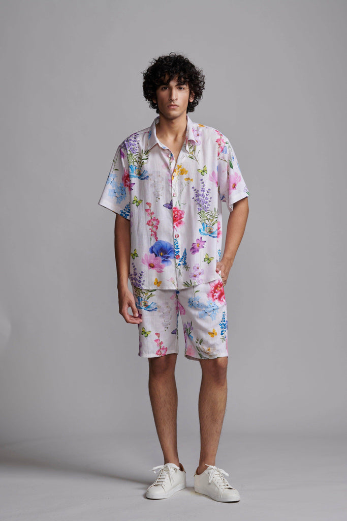 FLORAL SHIRT - dash and dot dash and dot