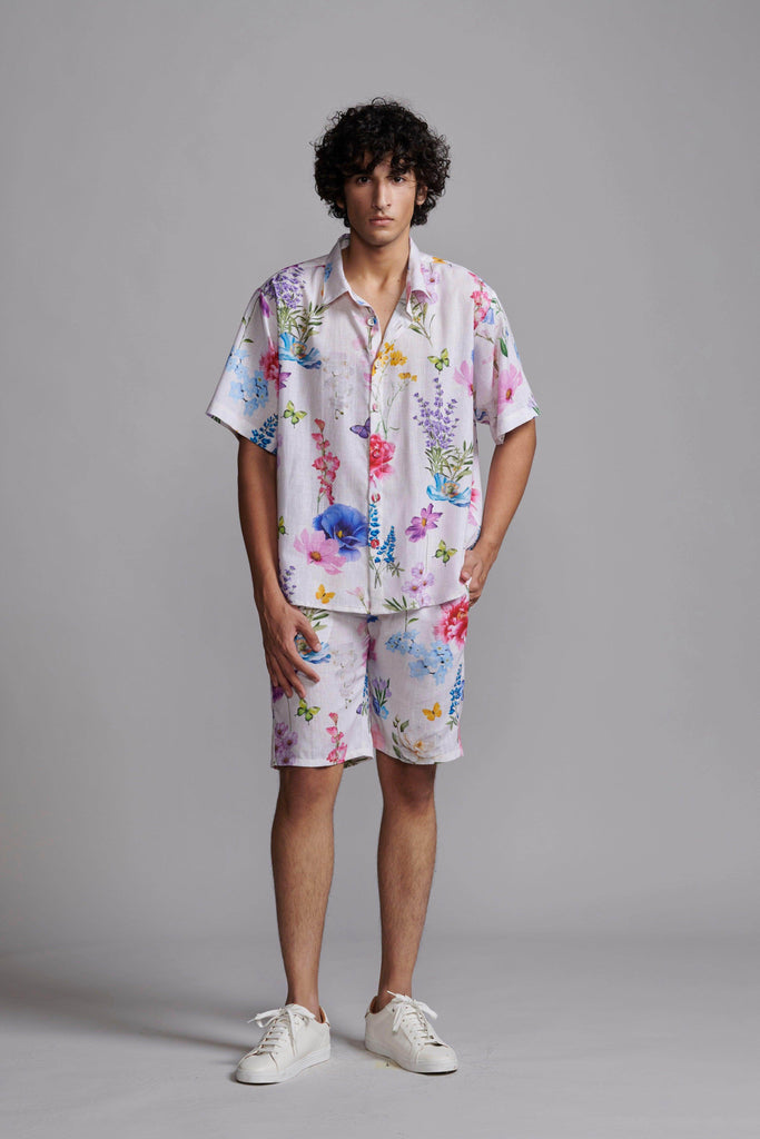 FLORAL SHORTS - dash and dot dash and dot