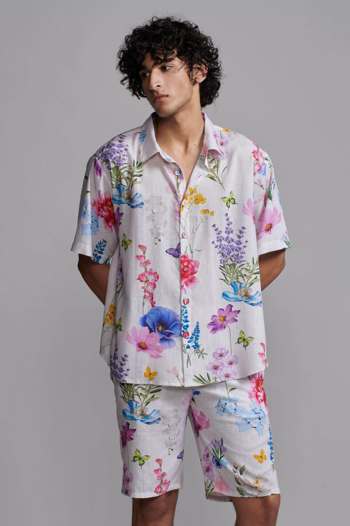 FLORAL SHORTS - dash and dot dash and dot