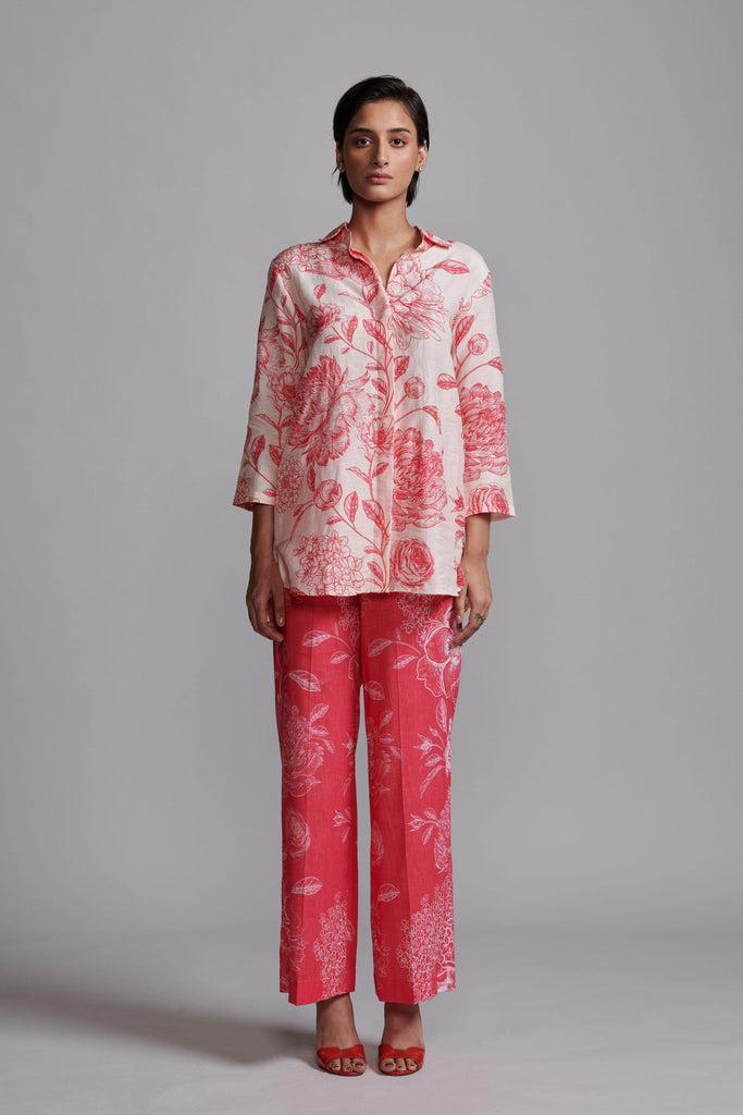 FLORAL PRINT PANT - dash and dot dash and dot