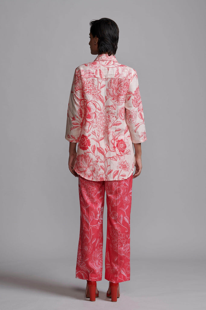 FLORAL PRINT SHIRT - dash and dot dash and dot