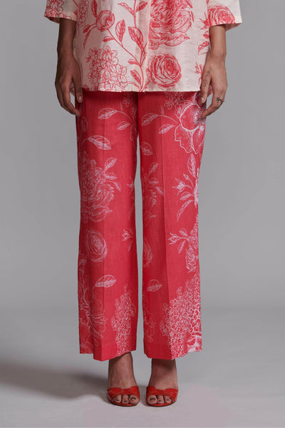 FLORAL PRINT PANT - dash and dot