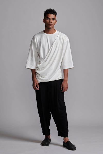 DRAPED TEE - dash and dot