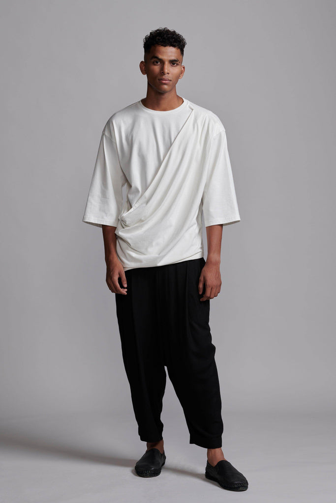 FRONT PLEATED PANT - dash and dot dash and dot