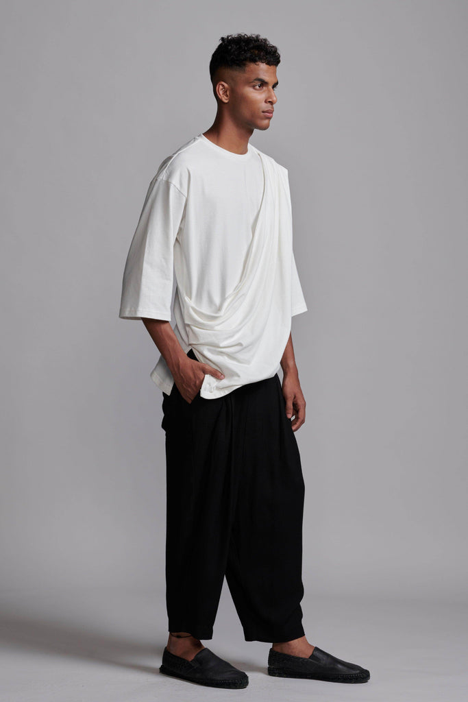 FRONT PLEATED PANT - dash and dot dash and dot